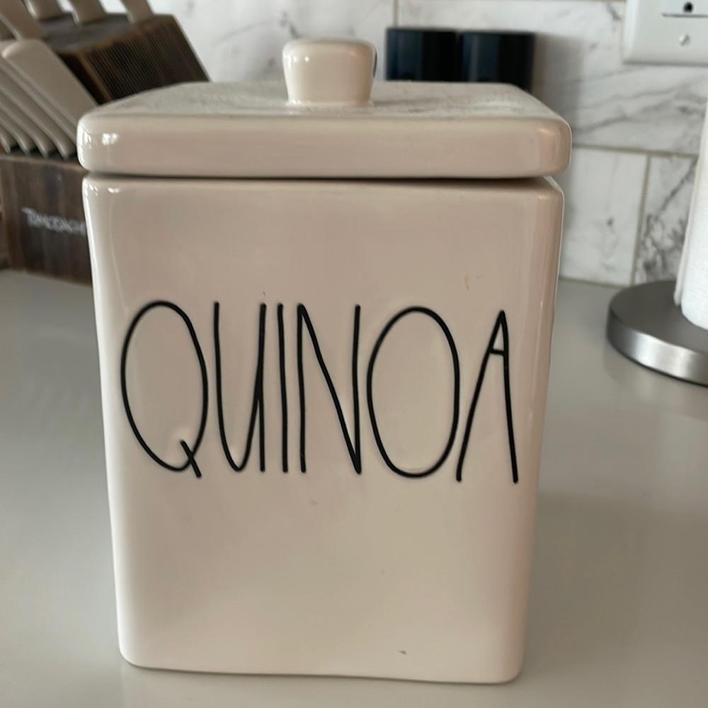Rae Dunn, quinoa canister